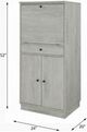 ACME Furniture Wiesta Antique White Wine Cabinet-2