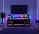 Legends Home Orion Bourbon Oak 88" Fireplace Console-1