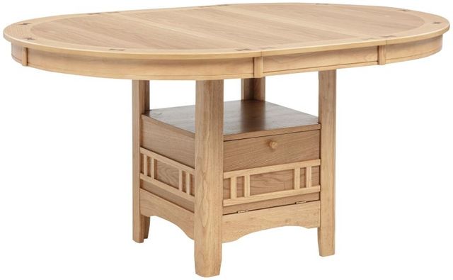 Coaster® Lavon 5-Piece Light Oak/Linen Dining Table Set-2