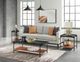 Riverside Furniture Lennox Black End Table with Rosewood Base-1