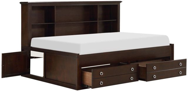 Homelegance® Meghan Espresso Twin Lounge Storage Youth Bed-2