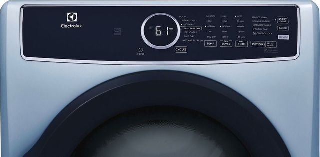 Electrolux 400 Series 8.0 Cu. Ft. Glacier Blue Front Load Electric Dryer-3
