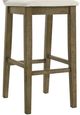Armen Living Annikah 4-Piece Putty Brown/White Barstool Set-5