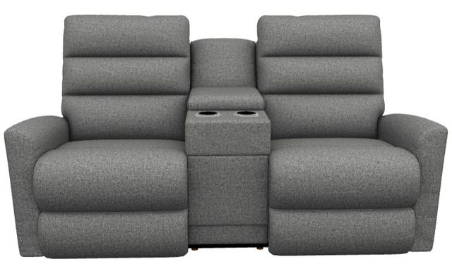 La-Z-Boy® Liam Granite Power Wall Reclining Loveseat with Console, Headrest, and Lumbar-1