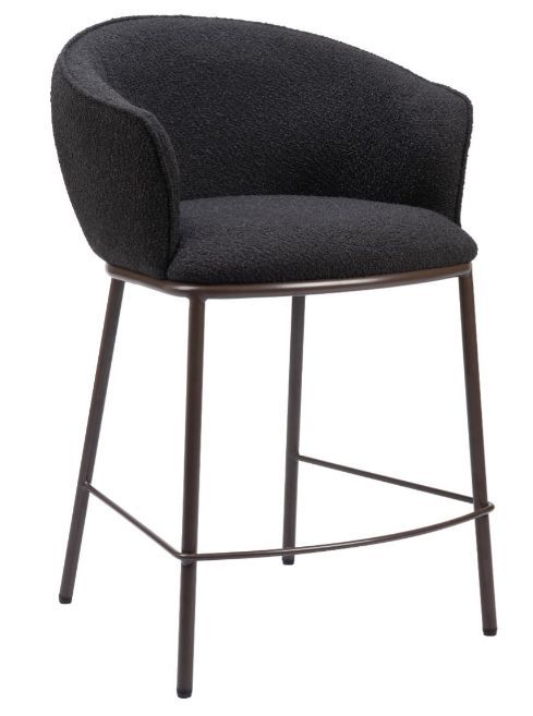 Zuo® Modern Essen Black Counter Stool-0