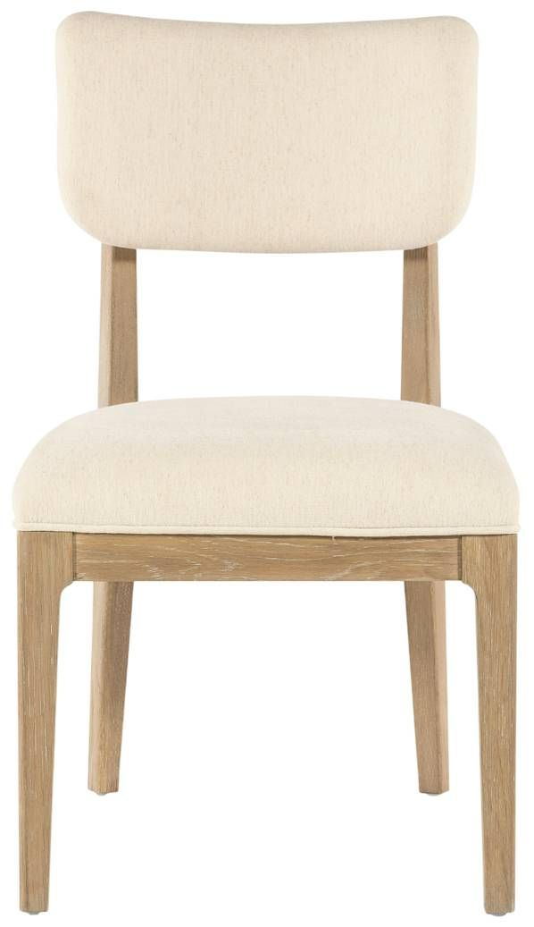 Hooker® Furniture Banyon Bay Desert Oak/Levi Oyster Dining Side Chair-2