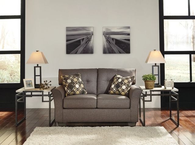 Signature Design by Ashley® Tibbee 2-Piece Slate Living Room Seating Set-3