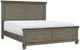 Mazin Furniture Weaver Antique Gray/Coffee King Panel Bed-0