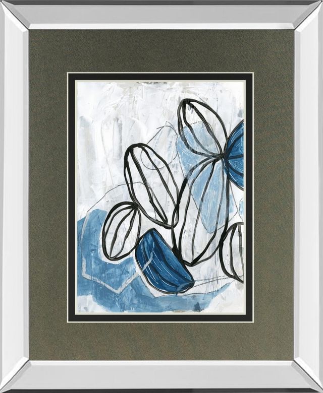 Classy Living June Erica Vess Blue Lanterns I 34"W Wall Art-0