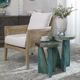 Uttermost® Nadette 2-Piece Blue-Green Nesting Tables Set-2