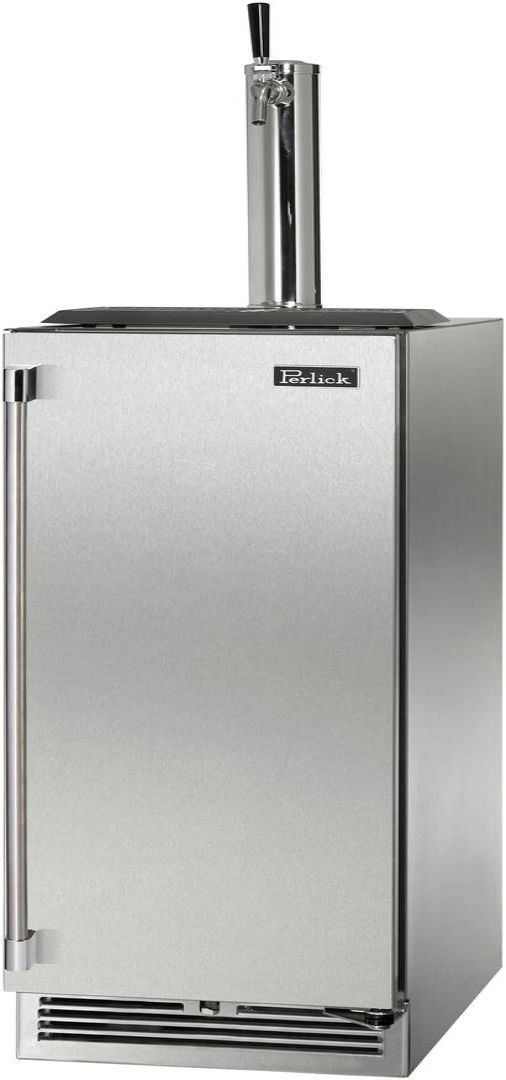 Perlick® Signature Series 15" Stainless Steel Outdoor Kegerator-0