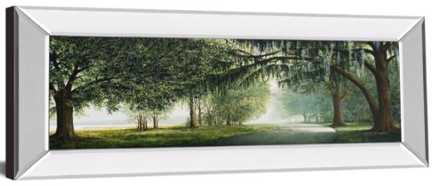 Classy Art Lake Shore Drive by Bruce Nawrocke Mirrored Frame Wall Art-1