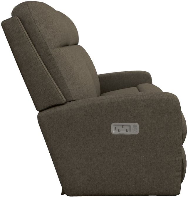 La-Z-Boy® Finley Taupe Power Wall Reclining Loveseat with Headrest-2