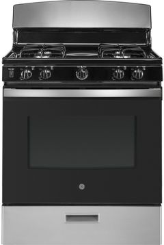 GE® 30" Stainless Steel Freestanding Gas Range
