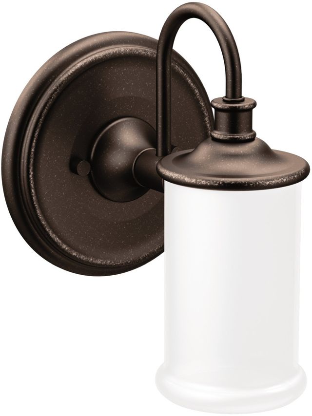 Moen® Belfield™ Oil Rubbed Bronze One Globe Bath Light-0