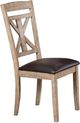 Winners Only® Grandview Dark Brown/Oatmeal Dining Side Chair-0