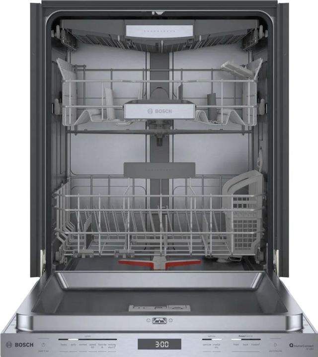 Bosch® 800 Series 24" Stainless Steel Top Control Built In Dishwasher-2