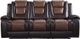 Homelegance® Briscoe Brown Manual Reclining Sofa-2