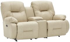 Best® Home Furnishings Customizable Brinley Power Reclining Rocker Loveseat with Console