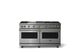 Viking® 5 Series 60" Stainless Steel Pro Style Gas (LP) Range with Brushed Brass Trim-0
