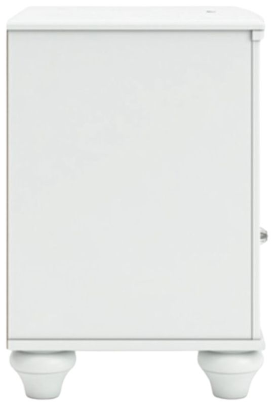Signature Design by Ashley® Kozlani White Nightstand-4