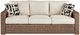Signature Design by Ashley® Beachcroft Beige Sofa with Cushion-1