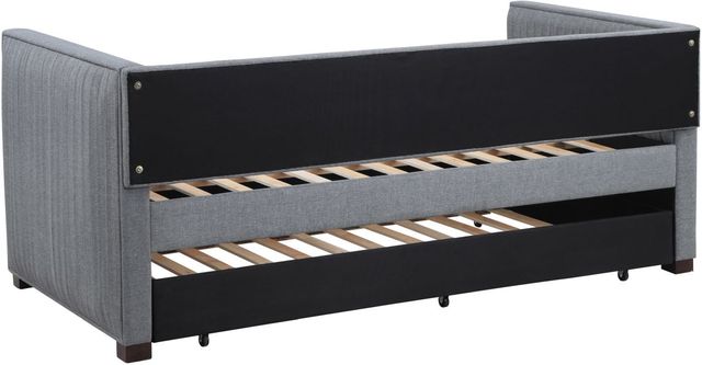 Coaster® Brodie Grey Upholstered Twin Daybed with Trundle-2