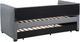 Coaster® Brodie Grey Upholstered Twin Daybed with Trundle-2