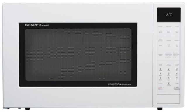 Sharp® 1.5 Cu. Ft. White Countertop Microwave-0