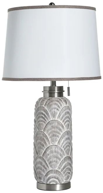 Stylecraft Larch Silver Table Lamp-0