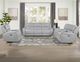 Steve Silver Co. Alexandria 3-Piece Stone Power Leather Reclining Sofa-3