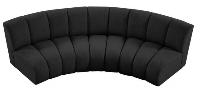Meridian Furniture Infinity 3-Piece Black Modular Sofa Set-2