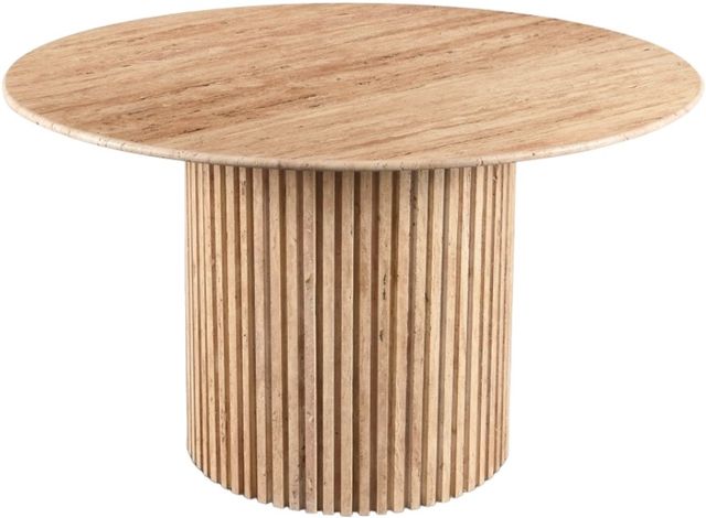 Meridian Furniture Genoa Travertine Dining Table-0