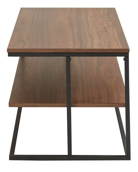 Olliix by 510 Design Monarch Dark Coffee/Black 42" Rectangle Coffee Table-2