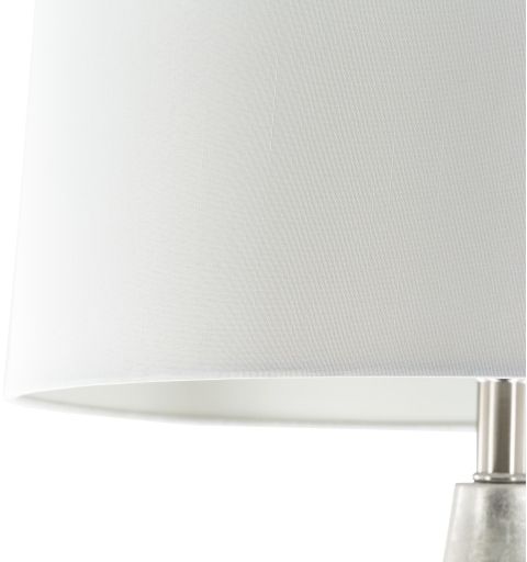 Surya Moonstruck Silver/White Lamp-4