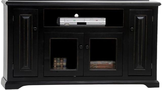 American Heartland Manufacturing Poplar Wooden Deluxe TV Stand-0