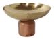 A & B Home Ramsey Brown/Gold Acacia Bowl-0