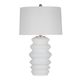 Bassett Mirror Hess Matte White Table Lamp-0