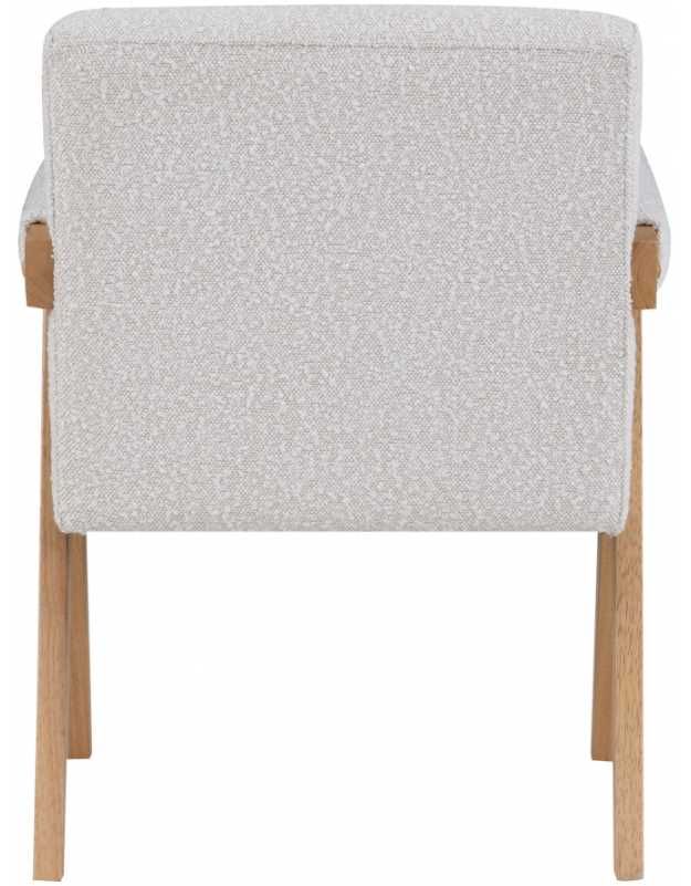 Meridian Furniture Woodloch Cream/Natural Boucle Accent Chair-3