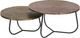 Moe's Home Collection Cross Section 2-Piece Brass Nesting Tables Set-1