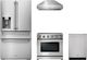 Thor Kitchen® 4 Piece Stainless Steel Electric Kitchen Package-0