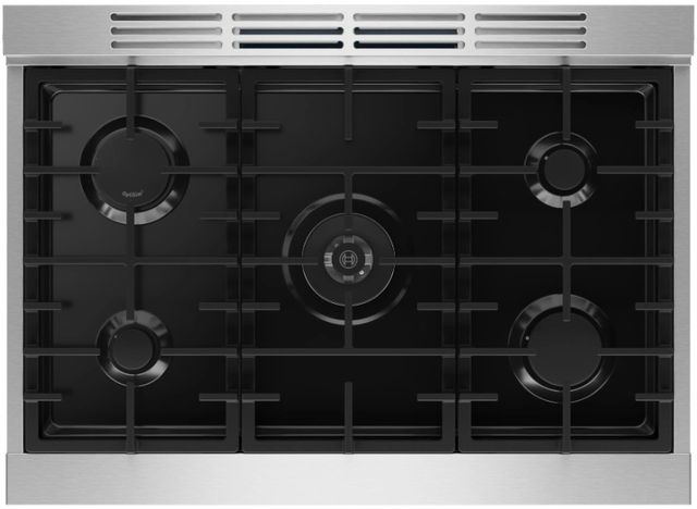 Bosch® 500 Series 36” Stainless Steel Freestanding Dual Fuel Range-4