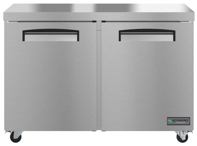 Hoshizaki Economy 48" 12.1 Cu. Ft. Stainless Steel Two Section Energy Star Undercounter Freezer-0