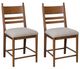Signature Design by Ashley® Greddinton Brown Upholstered Bar Stool-4