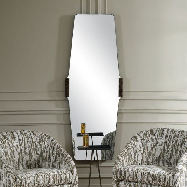 Uttermost® Orson Golden Bronze Mid-Century Tall Mirror-1