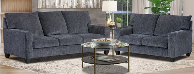 American Wholesale Furniture Greenland Charcoal Loveseat-1
