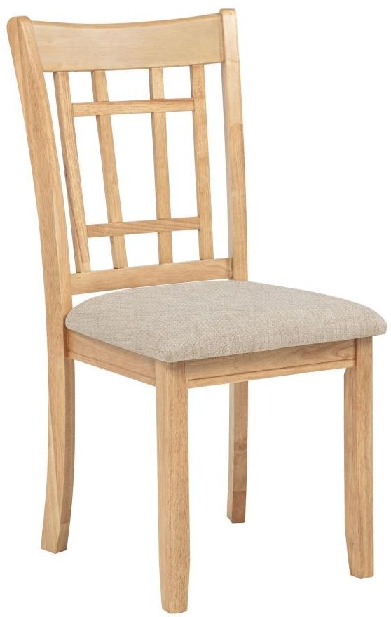 Coaster® Lavon 5-Piece Light Oak/Linen Dining Table Set-3