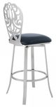 Armen Living Cherie Gray 26" Counter Stool-2