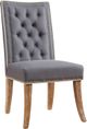 TOV Furniture Garrett Grey Linen Dining Chair-0