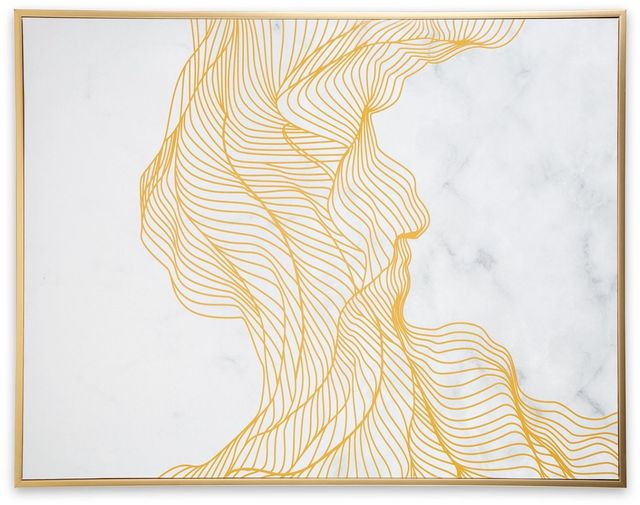Signature Design by Ashley® Richburgh White/Gold Wall Art-2